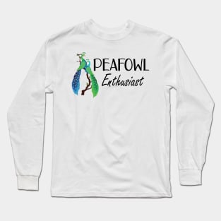 Peafowl Enthusiast Long Sleeve T-Shirt